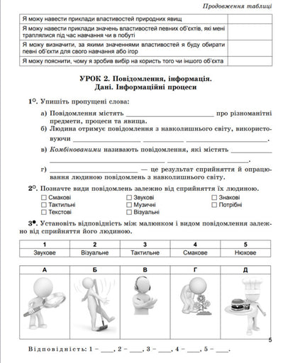 Computer Science. 5th grade A workbook / Інформатика. 5 клас. Робочий зошит Иосиф Ривкинд, Татьяна Лысенко, Людмила Черникова, Виктор Шакотько 978-966-11-1310-6-5