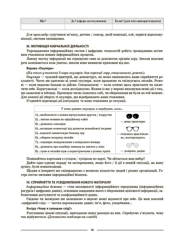 Computer Science. 6th grade My synopsis. Materials for lessons / Інформатика. 6 клас. Мій конспект. Матеріали до уроків Х. Цирульник, М. Олейник 9786170041661-5