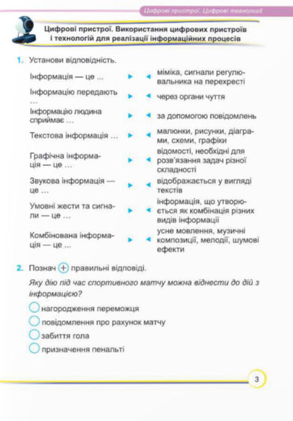 Computer Science. A workbook. 6th grade (According to the program of J. Ryvkind and others) / Інформатика. Робочий зошит. 6 клас. (За програмою Й. Ривкінд та ін.) Елена Антонова, Сергей Мартынюк 9789660742895-2