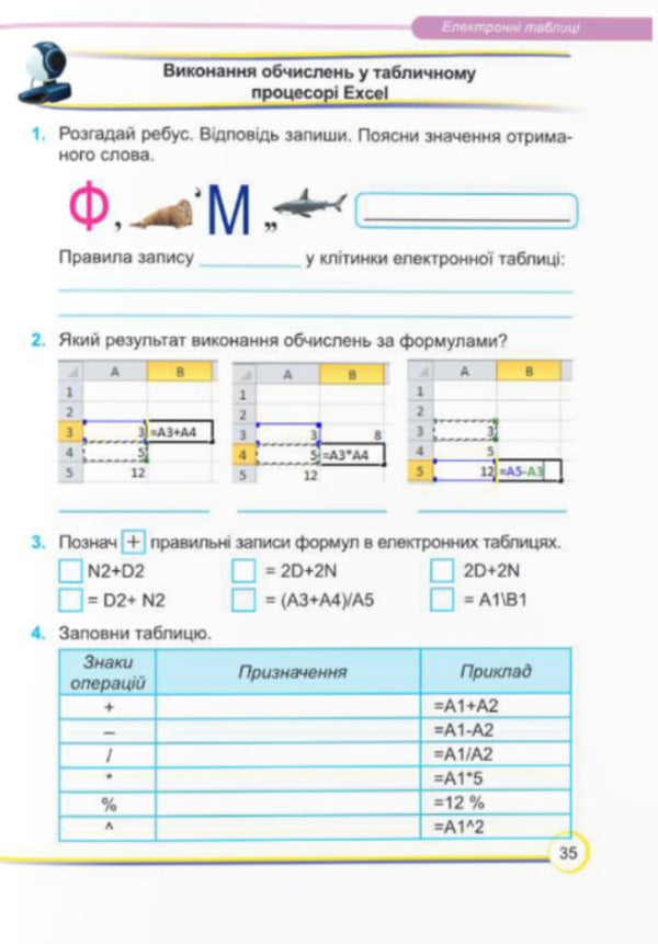 Computer Science. A workbook. 6th grade (According to the program of J. Ryvkind and others) / Інформатика. Робочий зошит. 6 клас. (За програмою Й. Ривкінд та ін.) Елена Антонова, Сергей Мартынюк 9789660742895-6