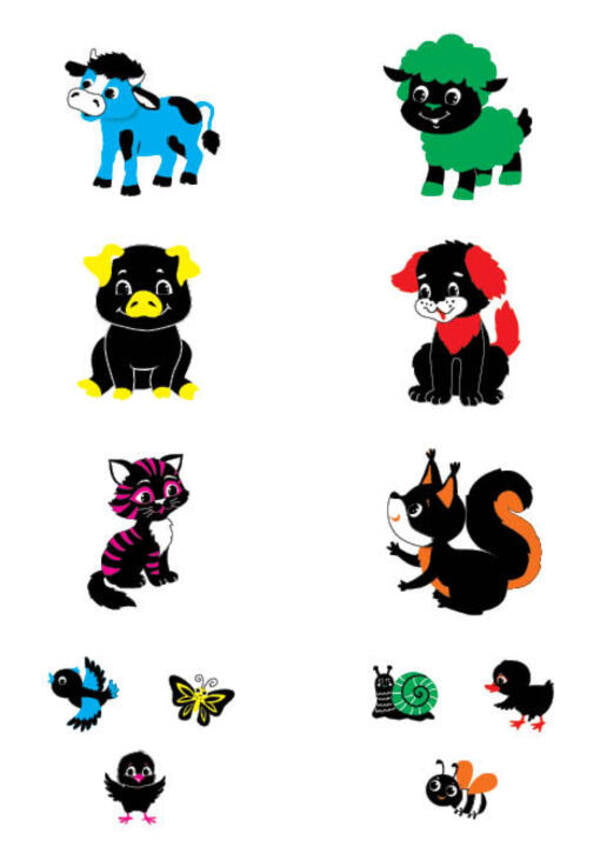 Contrasting Pictures. My First Pets / Контрастні картинки. Мої перші тваринки / Author not specified 9786175445198-4