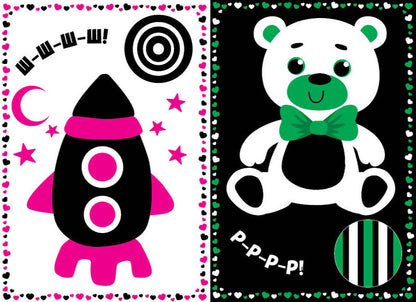 Contrasting Pictures. My First Toys / Контрастні картинки. Мої перші іграшки / Author not specified 9786175445181-3