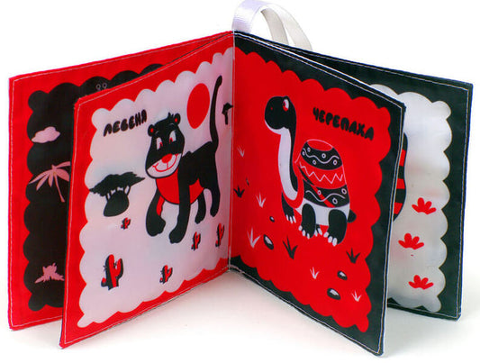Contrasting book - Kotik Tick Shurshumka / Контрастна книжка – шуршалка 'Котик Тик'  9789664404171-2