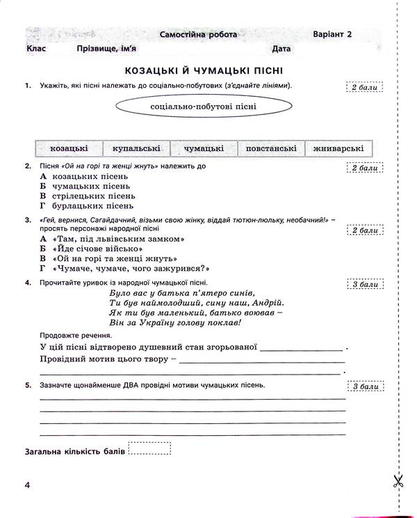 Control of learning results. Ukrainian literature. 7th grade / Контроль результатів навчання. Українська література. 7 клас Александр Заболотный, Виктор Заболотный 978-966-945-450-8-4