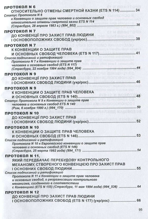 Convention 'On the Protection of Human Rights and Fundamental Freedoms': Collection of Legislative Acts / Конвенція 'Про захист прав людини і основоположних свобод': Збірник законодавчих актів  978-617-566-255-7-4