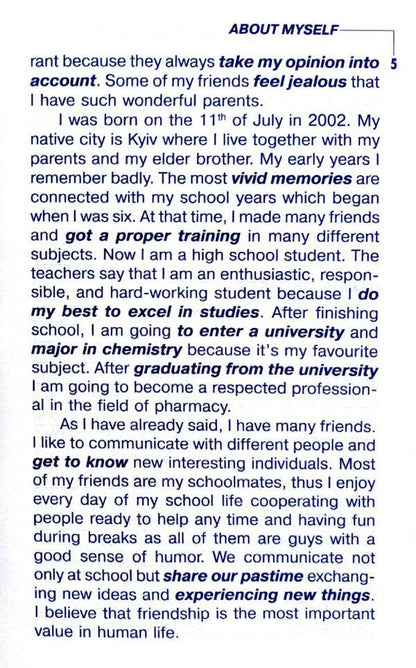 Conversation topics for high school / Розмовні теми для старшої школи Виктория Довганец 978-966-498-749-0-5