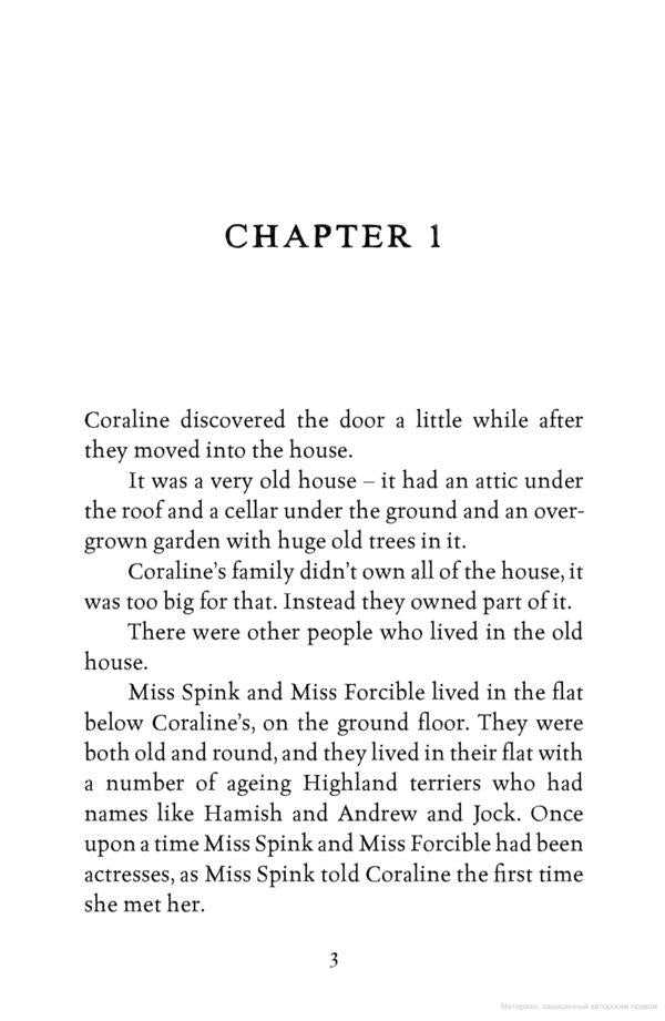 Coraline / Coraline Нил Гейман 9781408841754-2