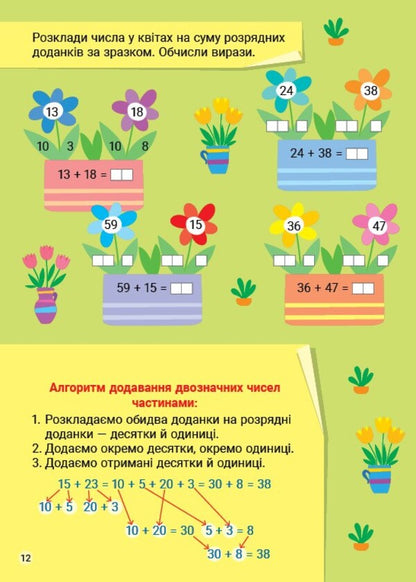 Creative mathematics. Addition and subtraction within 100 / Креативна математика. Додавання і віднімання в межах 100 Светлана Силич 978-617-544-325-5-3