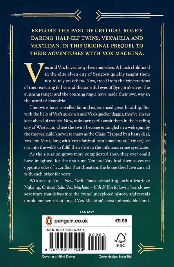 Critical Role. Vox Machina - Kith & Kin Marike Neukamp / Марике Нейкамп 9781529157444-2