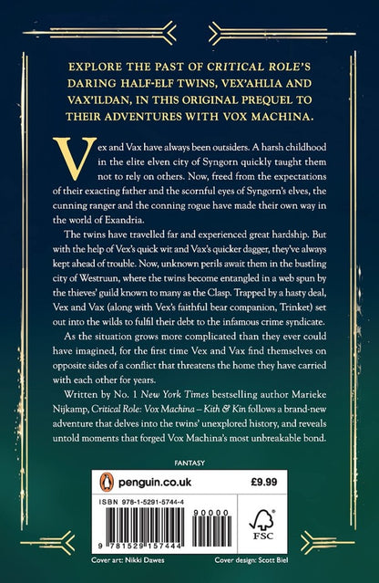 Critical Role. Vox Machina - Kith & Kin Marike Neukamp / Марике Нейкамп 9781529157444-2