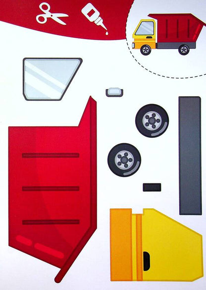 Cut And Glue Applications Voluminous Crafts Machines - Вирзамо та клемо Аплкац Обмн саморобки Машинки - Author not specified 9786175471548-4