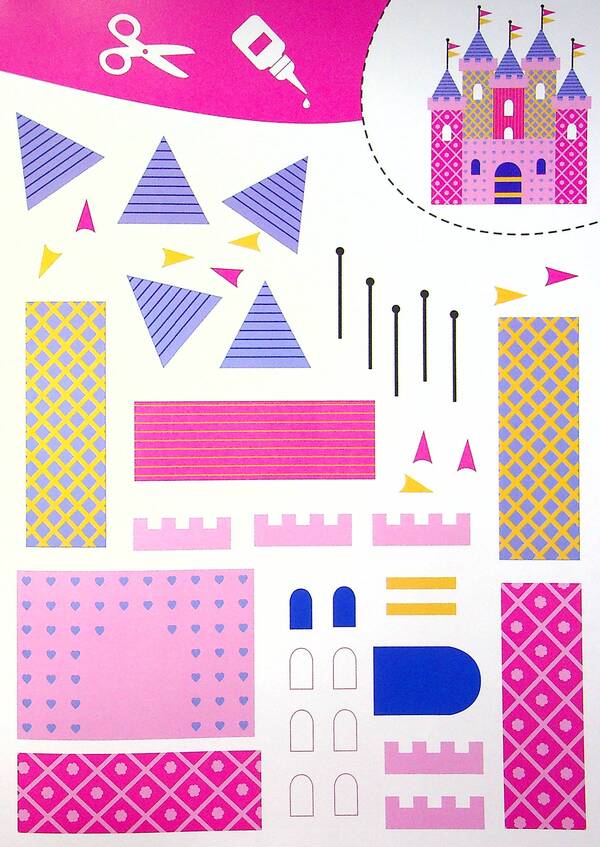 Cut And Glue Applications Voluminous Crafts Princesses - Вирзамо та клемо Аплкац Обмн саморобки Принцеси - Author not specified 9786175471500-6