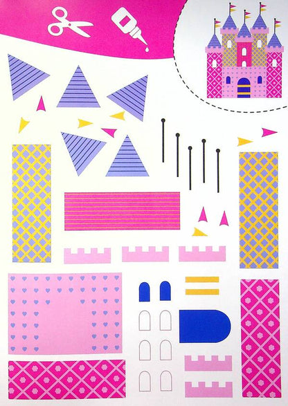 Cut And Glue Applications Voluminous Crafts Princesses - Вирзамо та клемо Аплкац Обмн саморобки Принцеси - Author not specified 9786175471500-6