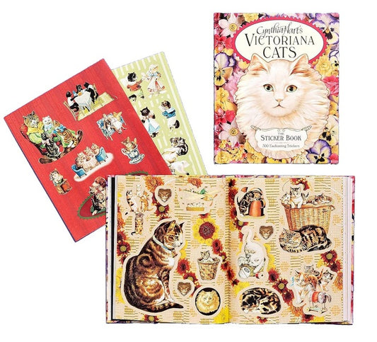 Cynthia Hart's Victoriana Cats: The Sticker Book: 300 Enchanting Stickers Cynthia Hart / Синтия Харт 9781523523757-2