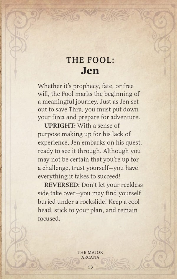 Dark Crystal Tarot Deck and Guidebook / Dark Crystal Tarot Deck and Guidebook  9781803367170-5