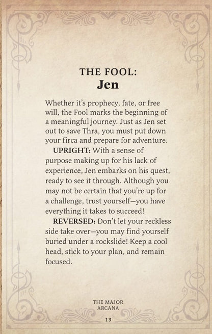 Dark Crystal Tarot Deck and Guidebook / Dark Crystal Tarot Deck and Guidebook  9781803367170-5