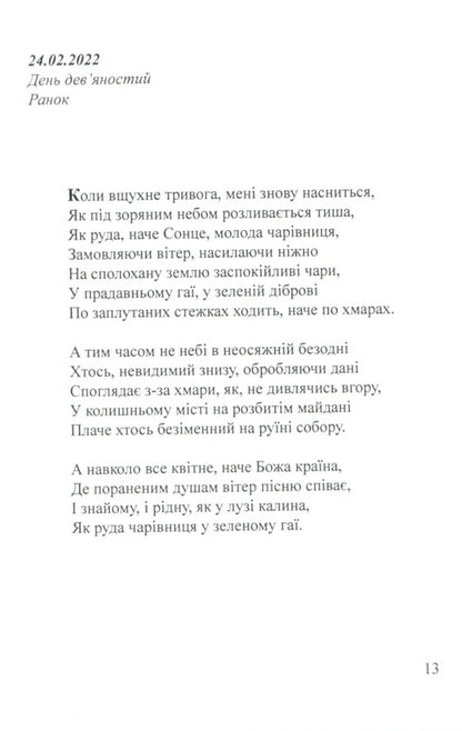 Days. Summer Diary 24.02.2022 / Дні. Щоденник літа 24.02.2022 Artym Senchilo / Артіом Сенчіло 9786178082116-4