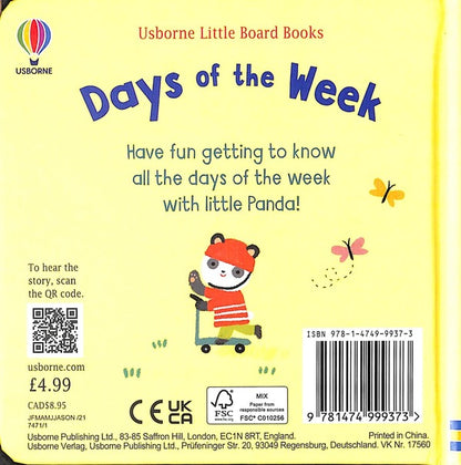 Days Of The Week Anna Milborne / Анна Милборн 9781474999373-2