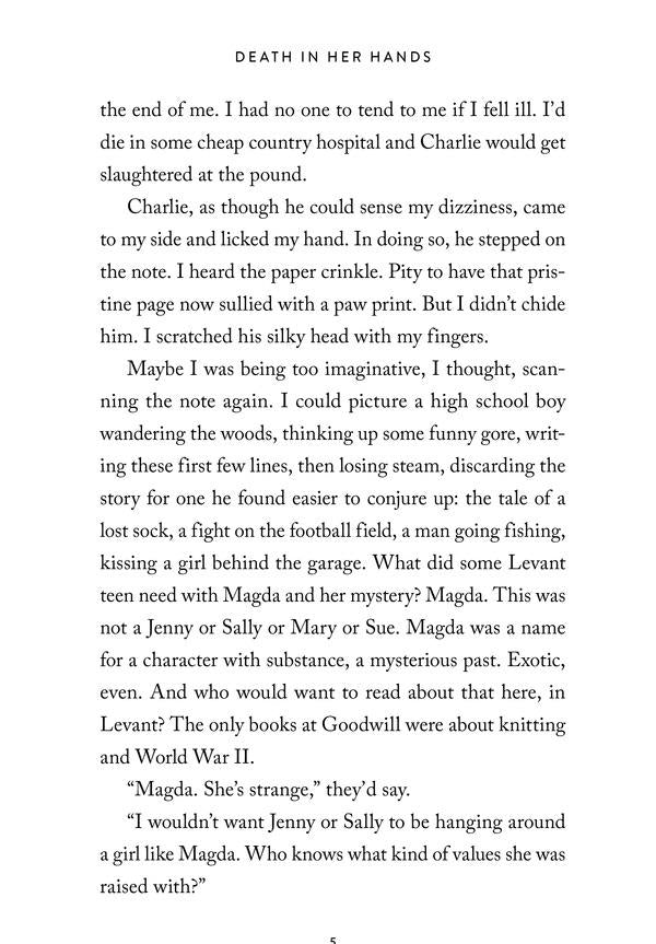 Death in Her Hands / Death in Her Hands Оттесса Мошфег 9781529112344-6