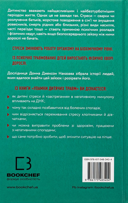Debris of children's injuries. Why we get sick and how to stop it / Уламки дитячих травм. Чому ми хворіємо і як це припинити Донна Джексон Наказава 978-617-548-340-4-2