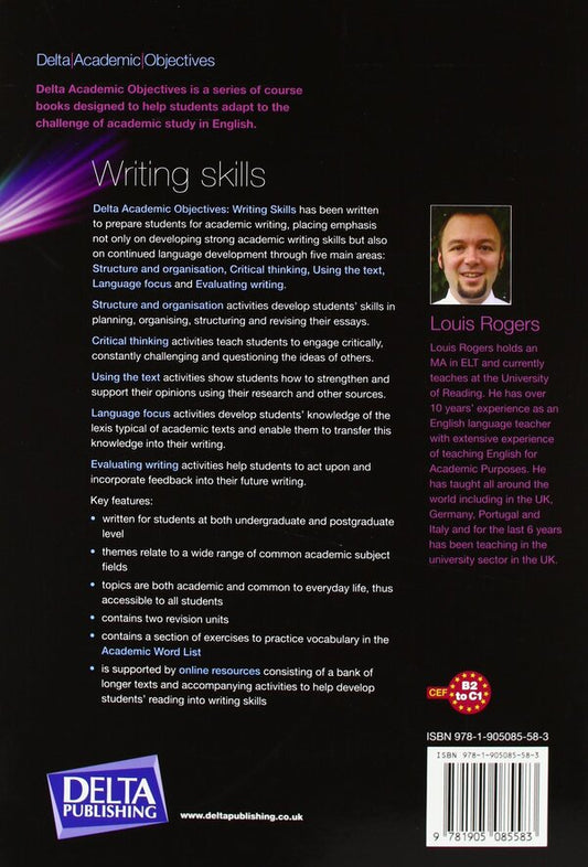 Delta Academic Objectives. Writing Skills Coursebook / Delta Academic Objectives. Writing Skills Coursebook Луис Роджерс 978-3-12-501340-7-2