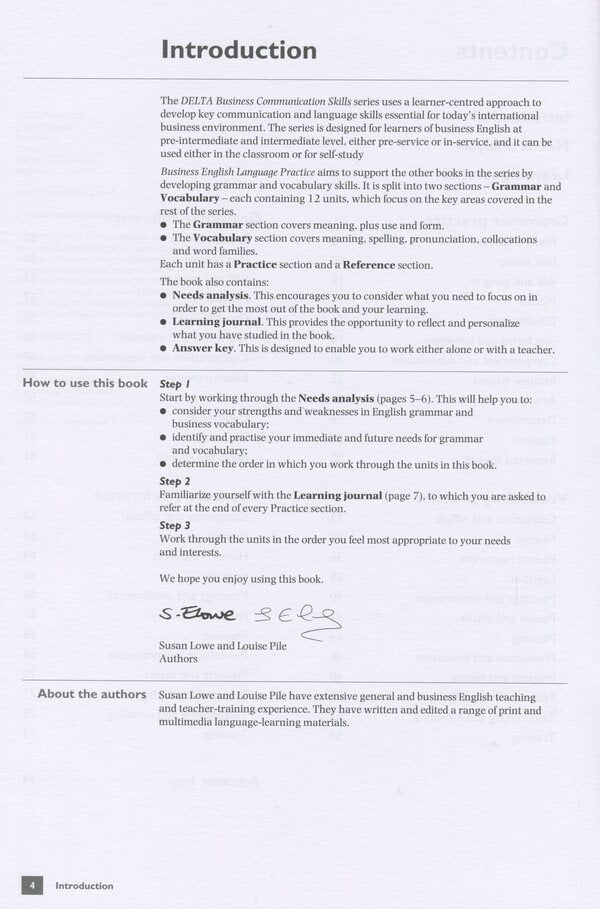Delta Business Communication Skills. Business English Language Practice B1-B2. Coursebook / Delta Business Communication Skills. Business English Language Practice B1-B2. Coursebook Сьюзен Лоу, Луиза Пайл 978-3-12-501326-1-4