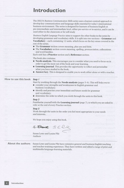 Delta Business Communication Skills. Business English Language Practice B1-B2. Coursebook / Delta Business Communication Skills. Business English Language Practice B1-B2. Coursebook Сьюзен Лоу, Луиза Пайл 978-3-12-501326-1-4