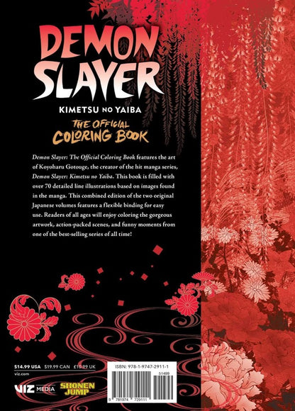Demon Slayer. Kimetsu No Yaiba. The Official Coloring Book Koyoharu Gotouge / Коехару Готогэ 9781974729111-2
