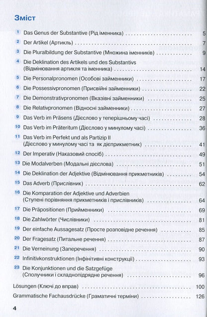 Deutsch grammar is simple! / Deutsch граматика - це просто! Гражина Вернер 978-617-7462-44-5-3