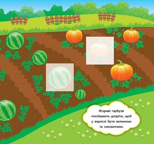 Developer Stickers What Grows In The Garden - Налпки-розвивалки Що росте на город Ekaterina Smirnova - Катерина Смирнова 9789662845914-3
