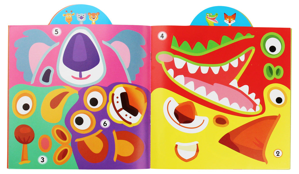 Development game. Animals 41 large stickers / Грайка-розвивайка. Тварини. 41 велика наліпка  978-966-987-323-1-5