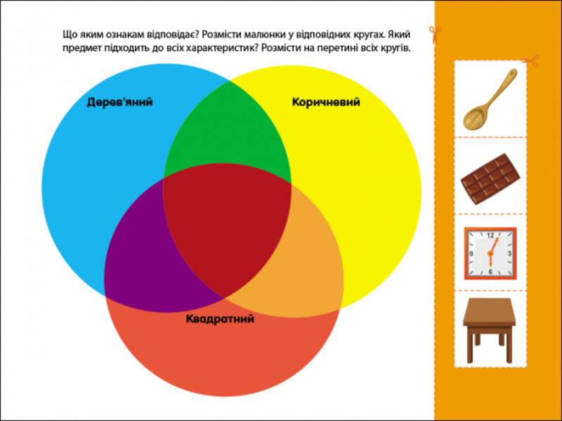 Development notebooks. Logical exercises with Euler circles. 4-6 years old. Level 3 / Розвивальні зошити. Логічні вправи з кругами Ейлера. 4-6 років. Рівень 3 Н. Коваль 9786170966308-5