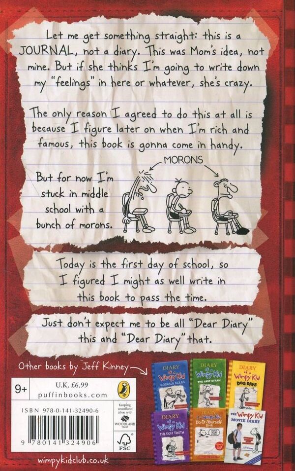 Diary Of A Wimpy Kid. Book 1 / Diary Of A Wimpy Kid. Book 1 Джефф Кинни 9780141324906-1