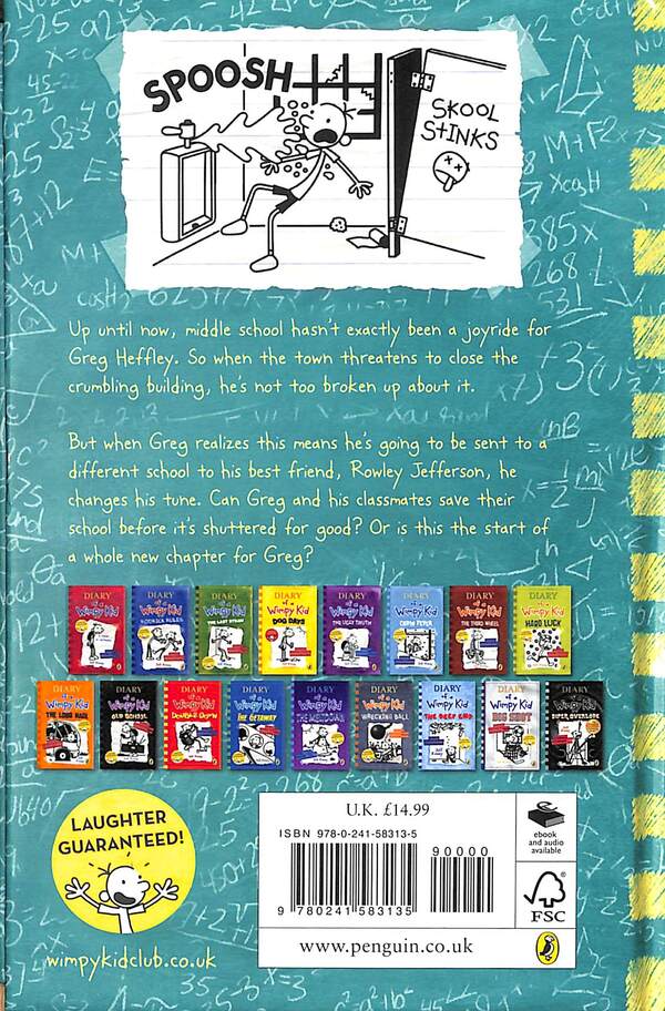 Diary Of A Wimpy Kid: No Brainer (Book 18) Jeff Kinney / Джефф Кинни 9780241583135-2