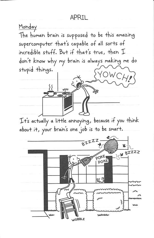 Diary Of A Wimpy Kid: No Brainer (Book 18) Jeff Kinney / Джефф Кинни 9780241583135-3