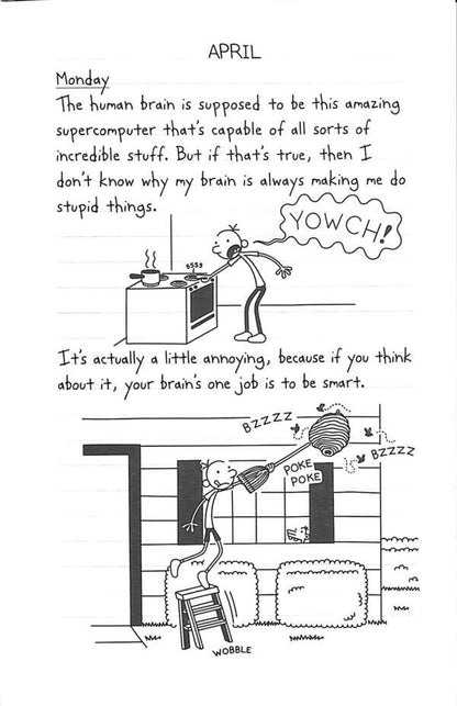 Diary Of A Wimpy Kid: No Brainer (Book 18) Jeff Kinney / Джефф Кинни 9780241583135-3