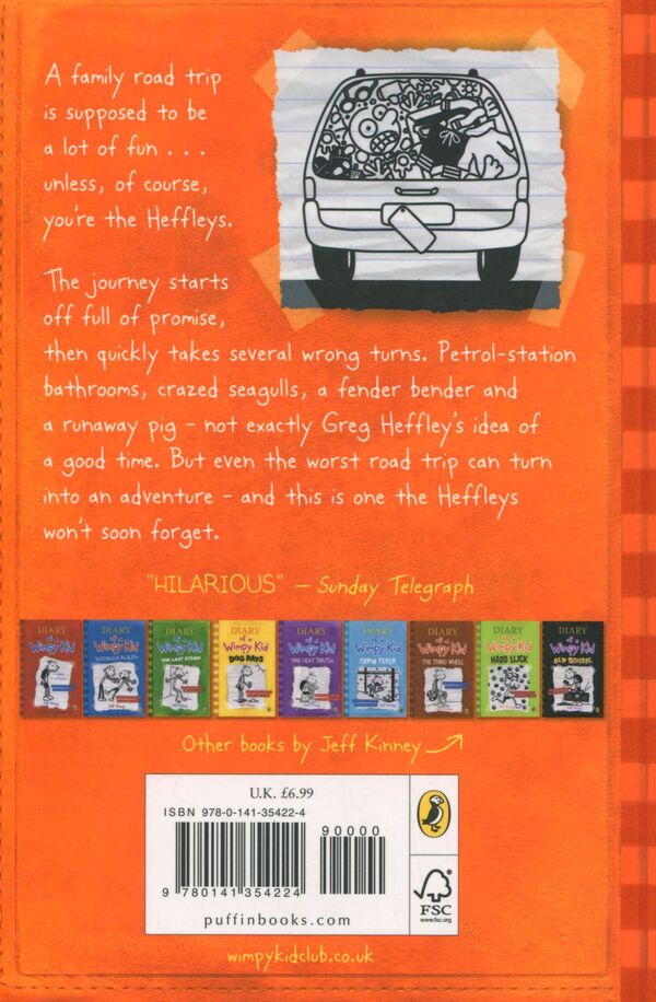 Diary Of A Wimpy Kid: The Long Haul. Book 9 Jeff Kinney - Джефф Кинни 9780141354224-2