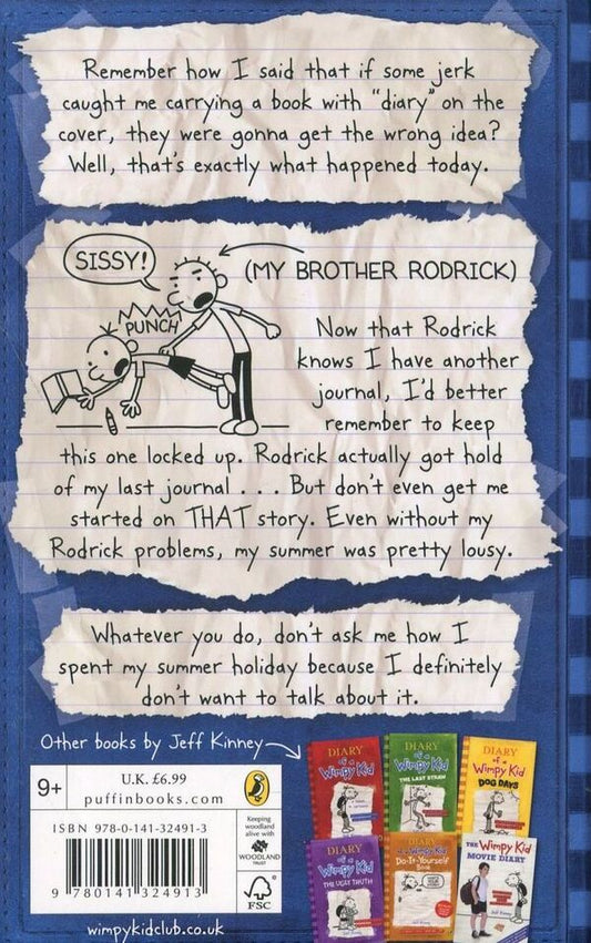 Diary of a Wimpy Kid. Rodrick Rules. Book 2 / Diary of a Wimpy Kid. Rodrick Rules. Book 2 Джефф Кинни 9780141324913-1