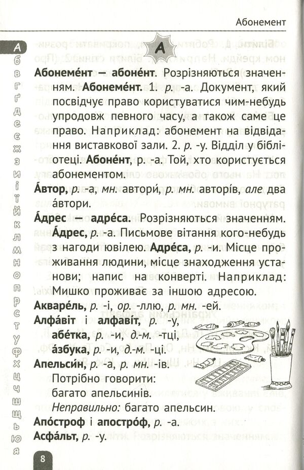 Dictionary of language difficulties. 1-4 classes / Словничок мовних труднощів. 1-4 класи  978-617-686-346-5-3