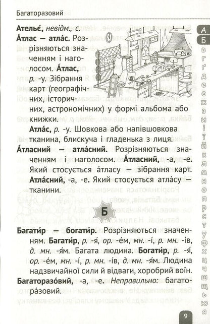 Dictionary of language difficulties. 1-4 classes / Словничок мовних труднощів. 1-4 класи  978-617-686-346-5-4