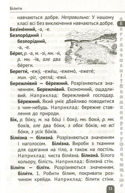 Dictionary of language difficulties. 1-4 classes / Словничок мовних труднощів. 1-4 класи  978-617-686-346-5-6