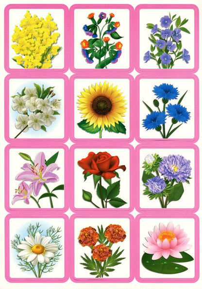 Didactic Game. Spring Flowers / Дидактична гра. Весняні квіти / Author not specified 4823076146603-3