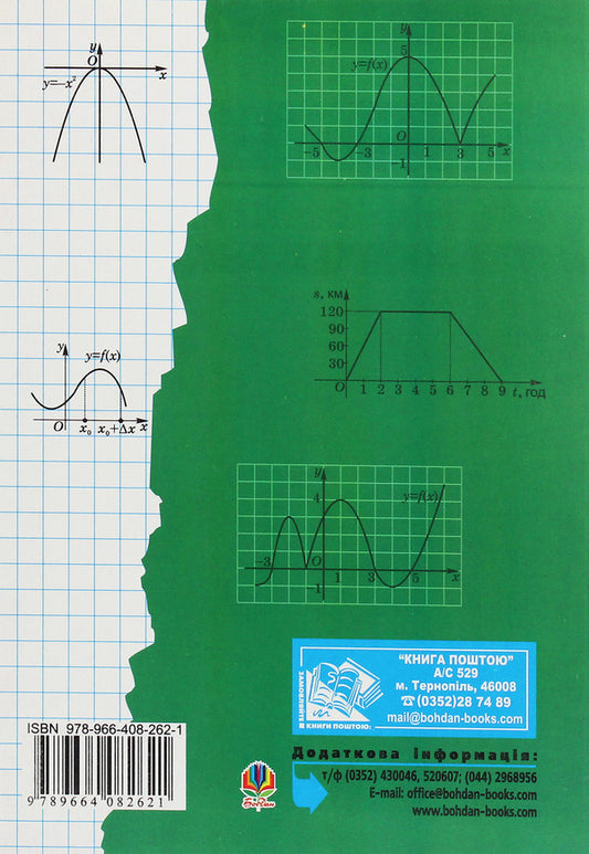 Didactic Materials On Algebra And The Beginnings Of Analysis. 10Th Grade / Дидактичні матеріали з алгебри і початків аналізу. 10 клас Olga Afanasyeva, Yakov Brodsky, Alexander Pavlov, Anatoly Slypenko / Ольга Афанасьєва, Яків Бродський, Олександр Павлов, Анатолій Сліпенко 9789664082621-2