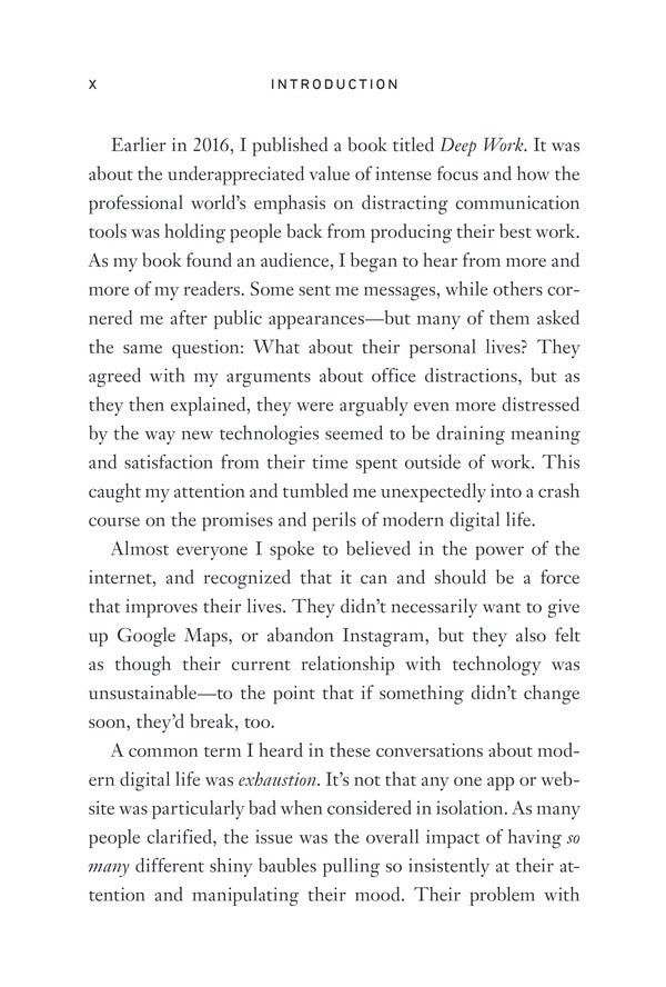 Digital Minimalism. Choosing A Focused Life In A Noisy World Cal Newport / Кэл Ньюпорт 9780241453575-4