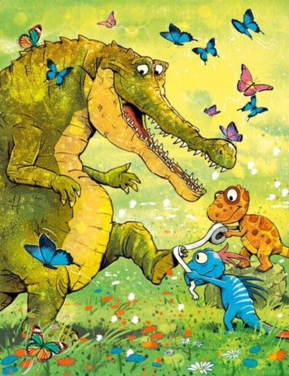 Dinosaur friends. Scary crocodile / Друзяки-динозаврики. Страшний крокодил Ларс Меле 978-617-09-8293-3-4