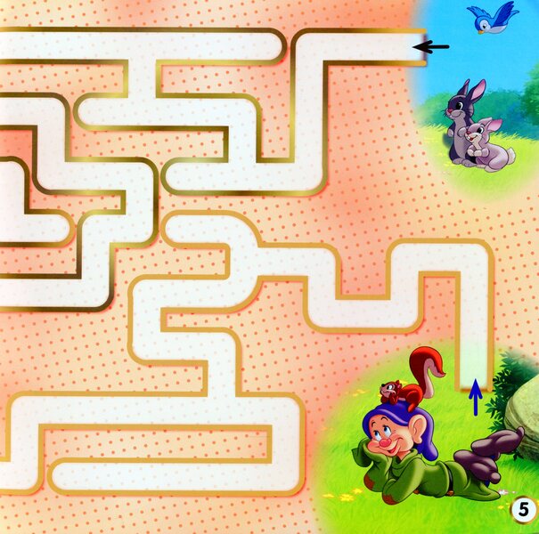 Disney. Labyrinths With Stickers. Princess / Дисней. Лабіринти з наліпками. Принцеси / Author not specified 9789667497750-6