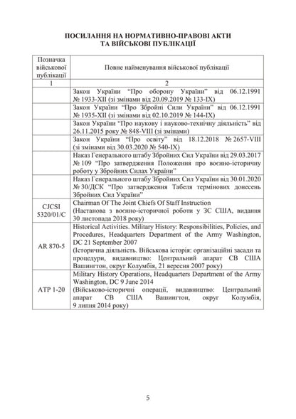 Doctrine of military-historical work in the Armed Forces of Ukraine / Доктрина з воєнно-історичної роботи у Збройних Силах України  978-611-01-3174-2-5