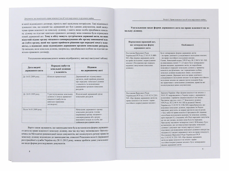 Documents certifying ownership of immovable and movable property before and after 2013 / Документи, що посвідчують право власності на об'єкти нерухомого та рухоомого майна до і після 2013  978-617-7159-90-1-4