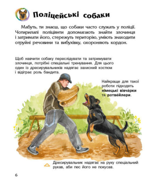 Dogs.Encyclopedia of a preschooler / Собаки. Енциклопедія дошкільника Юлия Каспарова 9786170976819-4