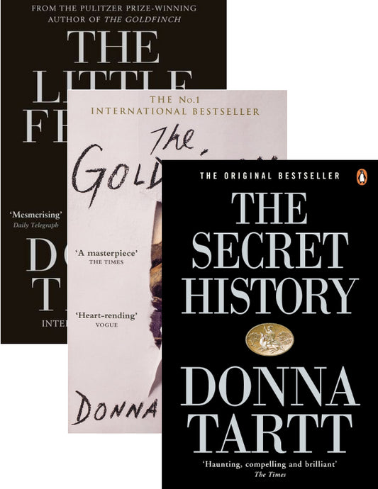 Donna Tartt (Set Of 3 Books) Donna Tartt / Донна Тартт 9780747573647,9780349139630,9780140167771-1